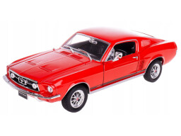 Welly Ford Mustang GT (1967) 1:24 červený